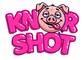 Knorshot logo - felroze alcoholshots