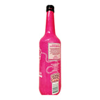 KnorShot fles achterkant met productinformatie en barcode